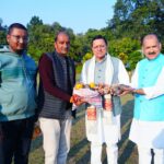 विधायक महेश सिंह जीना ने मुख्यमंत्री पुष्कर सिंह धामी से आज सौजन्य भेंट की।