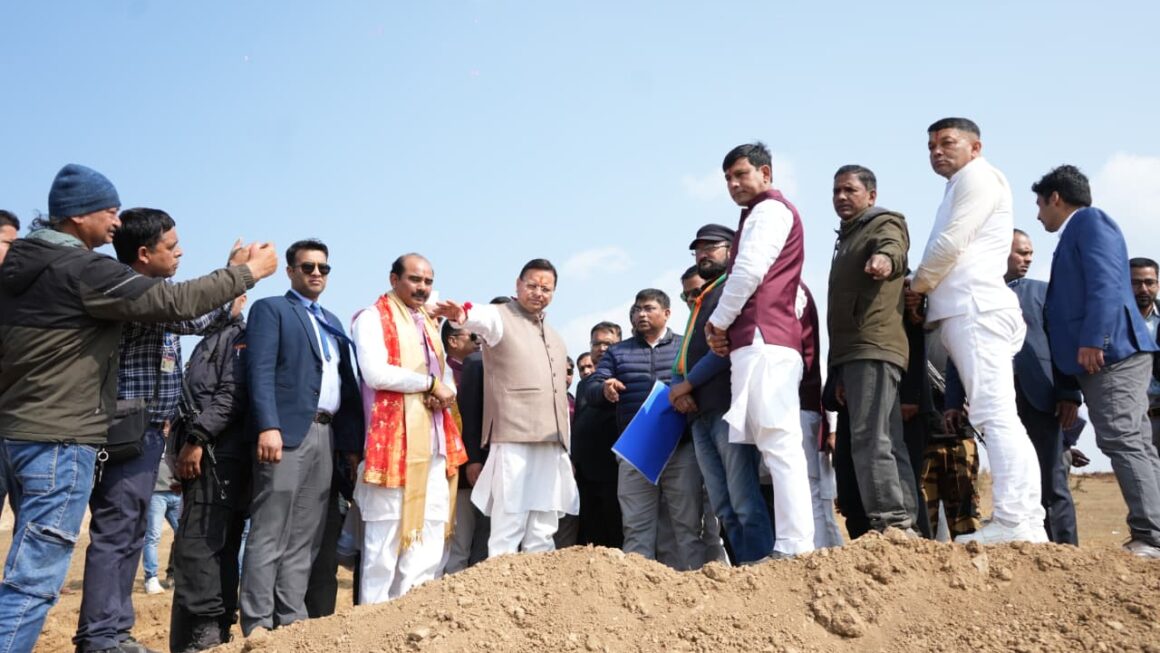 256 करोड़ की लागत से बन रहे प्रदेश के प्रथम महिला स्पोर्ट्स कॉलेज का मुख्यमंत्री पुष्कर सिंह धामी ने किया स्थलीय निरीक्षण