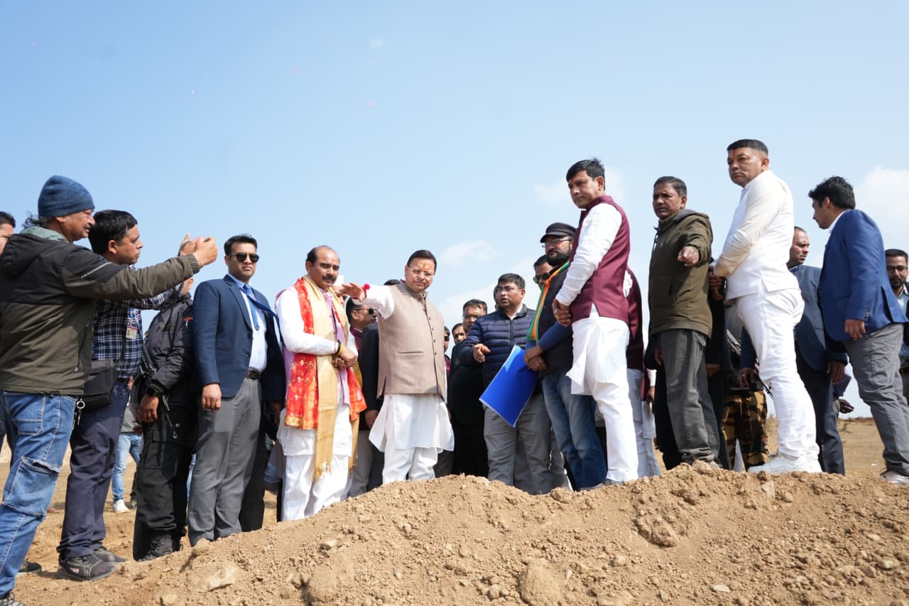 256 करोड़ की लागत से बन रहे प्रदेश के प्रथम महिला स्पोर्ट्स कॉलेज का मुख्यमंत्री पुष्कर सिंह धामी ने किया स्थलीय निरीक्षण