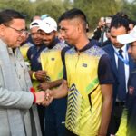 मुख्यमंत्री पुष्कर सिंह धामी ने खटीमा के बिरिया मझोला में आयोजित स्व. मनीष चंद स्मृति क्रिकेट टूर्नामेंट के समापन समारोह में सहभागिता की।