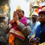 चैत्र नवरात्र के पावन अवसर पर मुख्यमंत्री पुष्कर सिंह धामी ने माँ कालिका मंदिर में की पूजा-अर्चना