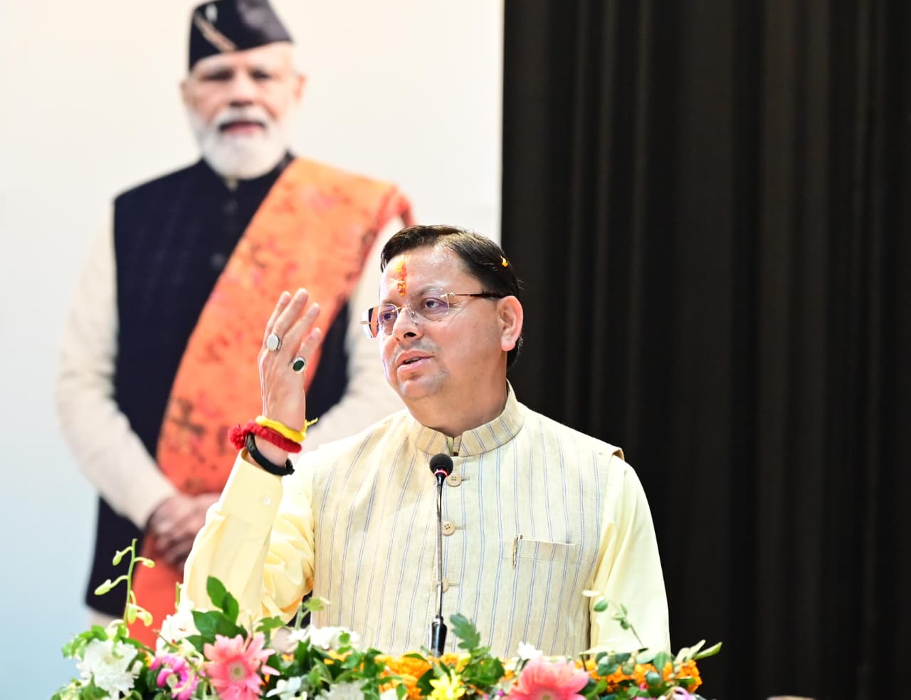 मुख्यमंत्री पुष्कर सिंह धामी ने हल्द्वानी में वरिष्ठ नागरिक सम्मान एवं खेल समारोह में किया प्रतिभाग