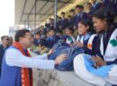 मुख्यमंत्री पुष्कर सिंह धामी ने देवीधुरा में छात्र-छात्राओं से किया संवाद, उज्ज्वल भविष्य की दी शुभकामनाएं