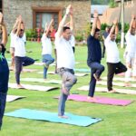 अंतरराष्ट्रीय योग दिवस के उपलक्ष्य में मुख्यमंत्री ने अधिकारियों एवं कर्मचारियों के साथ किया योगाभ्यास।