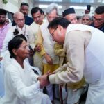 गढ़ी कैंट में आयोजित श्रद्धांजलि सभा में सीएम धामी ने खण्डूड़ी जी को याद किया।