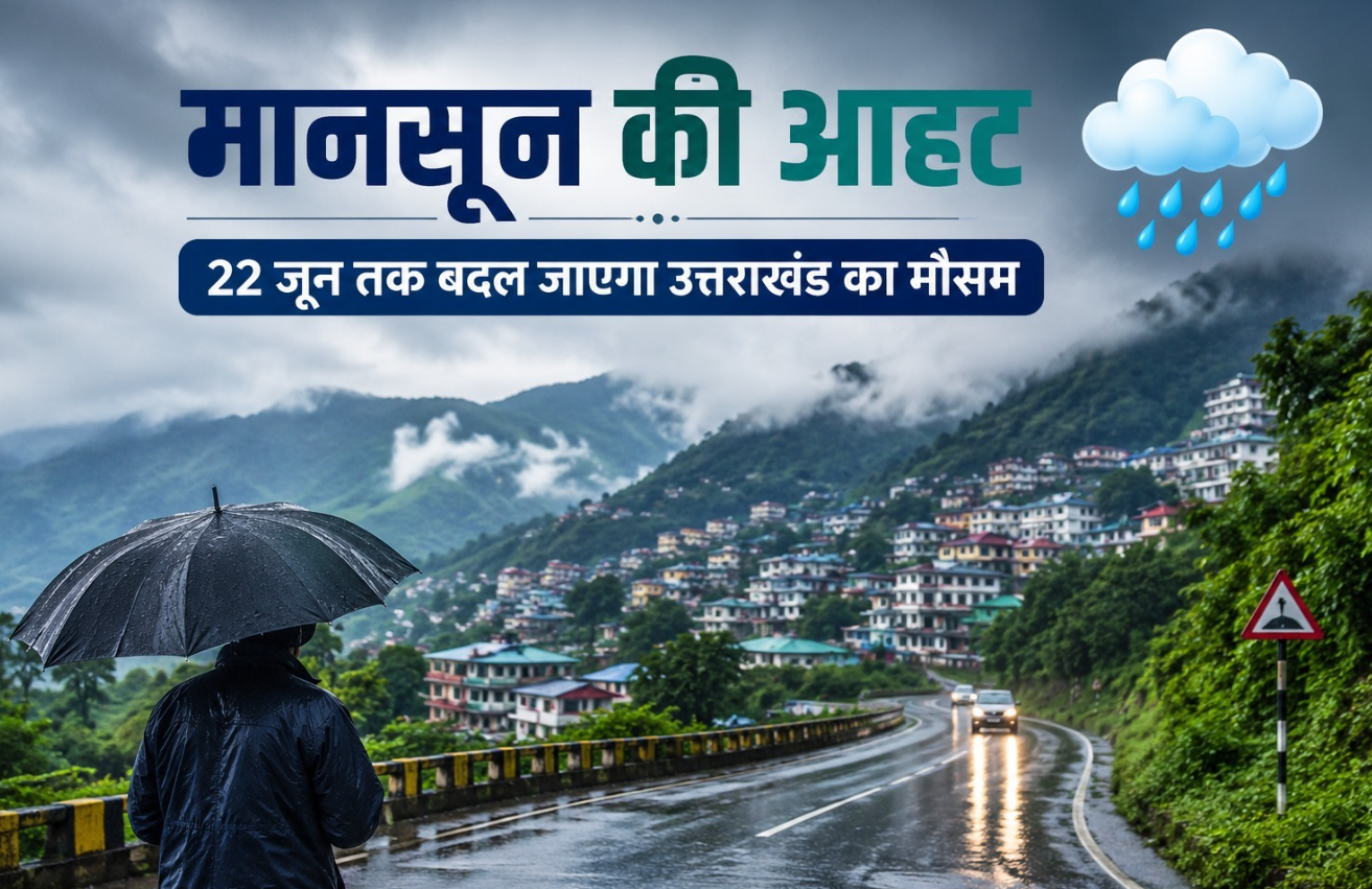 मानसून की आहट: 22 जून तक बदल जाएगा उत्तराखंड का मौसम
