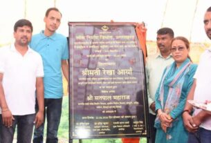 कैबिनेट मंत्री रेखा आर्या ने किया सड़क का शिलान्यास