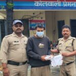 एटीएम तोड़कर चोरी की कोशिश नाकाम, आरोपी रंगे हाथ गिरफ्तार