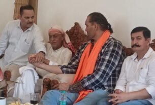 जसपाल राणा शूटिंग रेंज पहुँचे द ग्रेट खली, राणा परिवार को दी श्रद्धांजलि