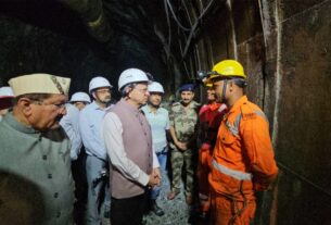 मुख्यमंत्री पुष्कर सिंह धामी ने टीएचडीसी (THDC) टनल हादसे का किया स्थलीय निरीक्षण, रेस्क्यू अभियान का लिया जायजा