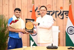 कॉमनवेल्थ गेम्स 2026 के उत्तराखंड के पदक विजेताओं और प्रशिक्षकों को मुख्यमंत्री धामी ने किया सम्मानित