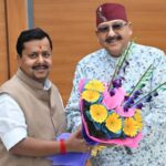कैबिनेट मंत्री सतपाल महाराज ने की भाजपा के राष्ट्रीय अध्यक्ष नितिन नबीन से शिष्टाचार भेंट