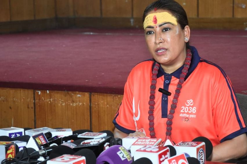 2036 ओलंपिक मेजबानी का संकल्प लेकर कावड़ उठाएंगी रेखा आर्या