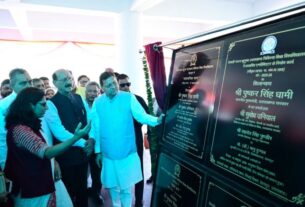 मुख्यमंत्री ने 20.55 करोड़ रुपये की पांच योजनाओं का किया शिलान्यास एवं लोकार्पण