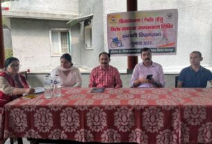 दिव्यांगजनों को मतदान के प्रति किया जागरूक, शत-प्रतिशत मतदान का आह्वान