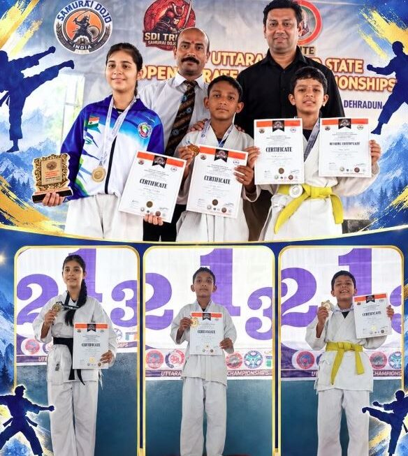 उत्तराखंड स्टेट ओपन कराटे चैंपियनशिप में बच्चों का शानदार प्रदर्शन