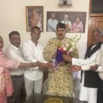 जयानंद भारती के भवन निर्माण हेतु 40 लाख की धनराशि स्वीकृत कराने पर महाराज का आभार जताया